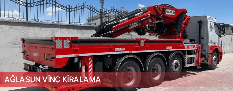 Ağlasun İlçemi Vinç Kiralama
